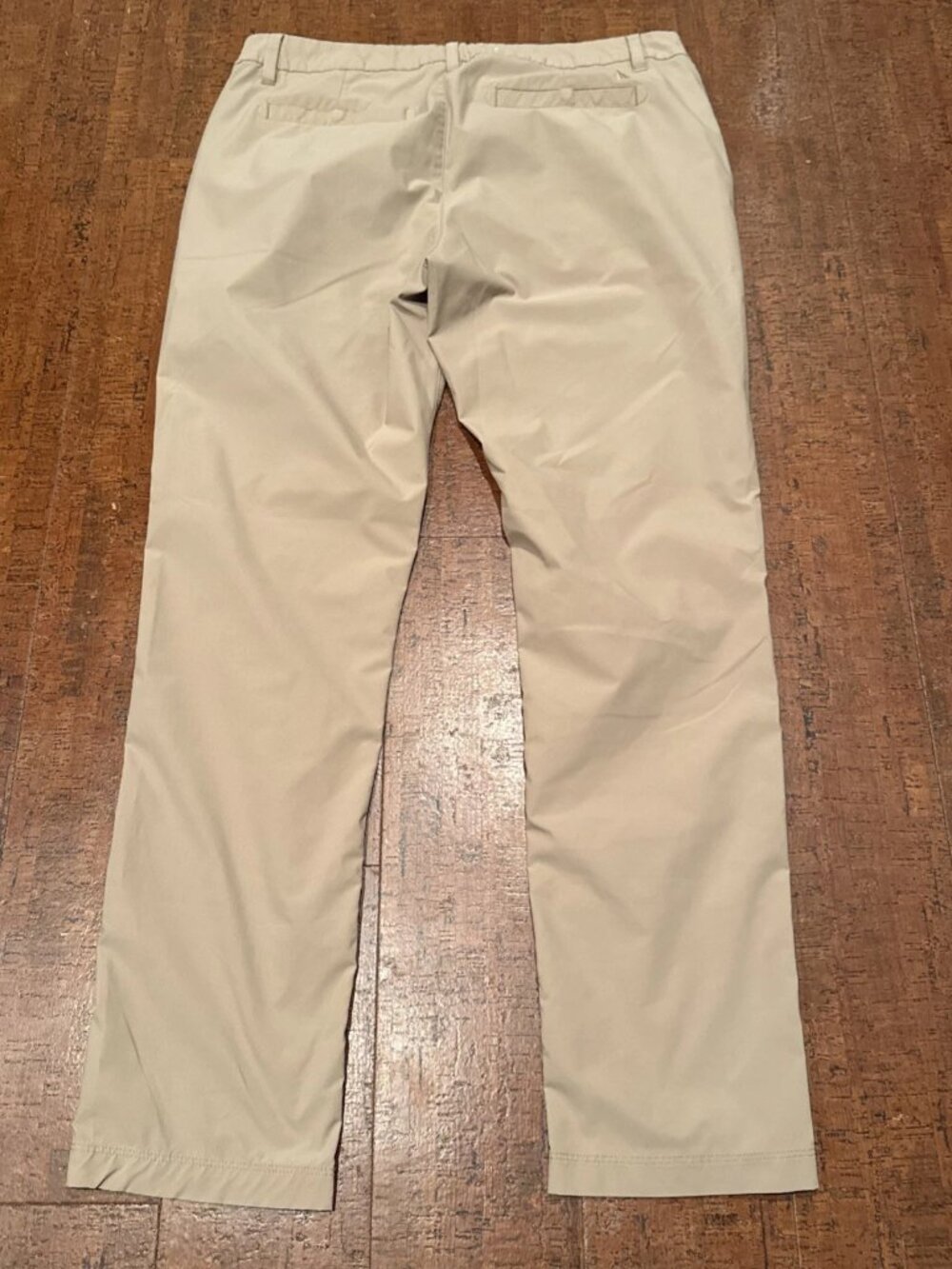 Untuckit Men’s 34X31 Tan Straight Fit Chancellor Pants Lighweight